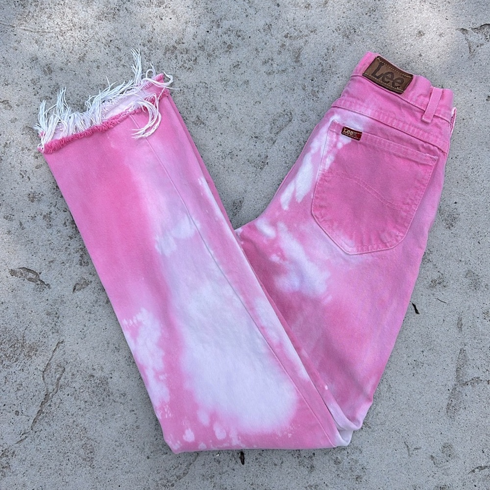 Lee Riders Vintage High Rise Tie Dye Jeans